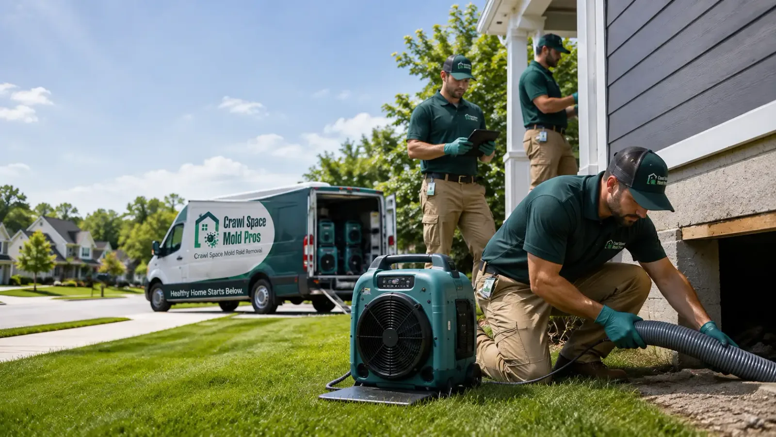 Crawl Space Mold Removal in Carmichael, CA